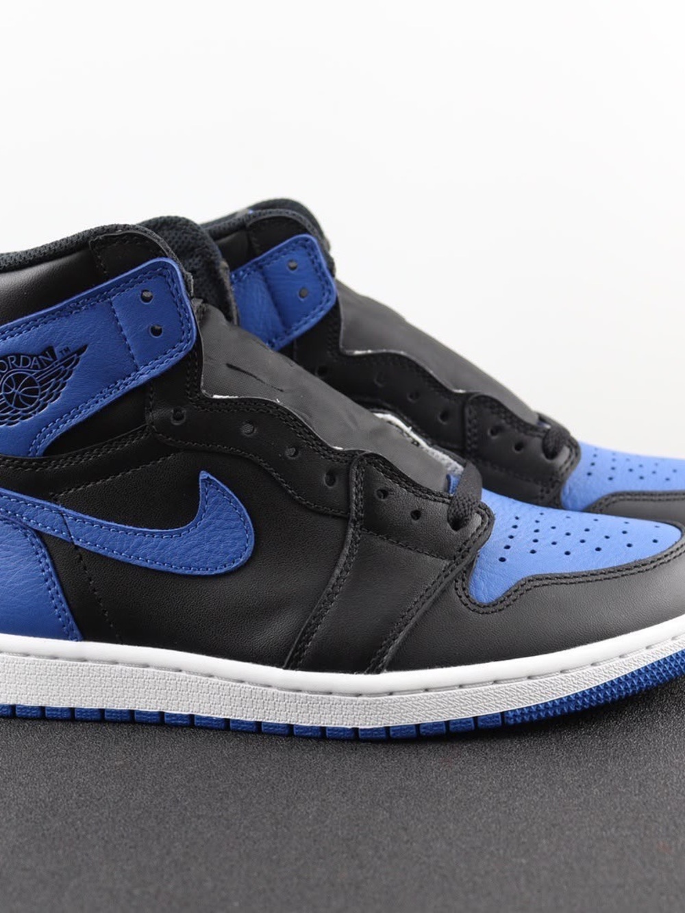 Nike Air Jordan 1 Mid - Black / Royal Blue Men’s Sneakers